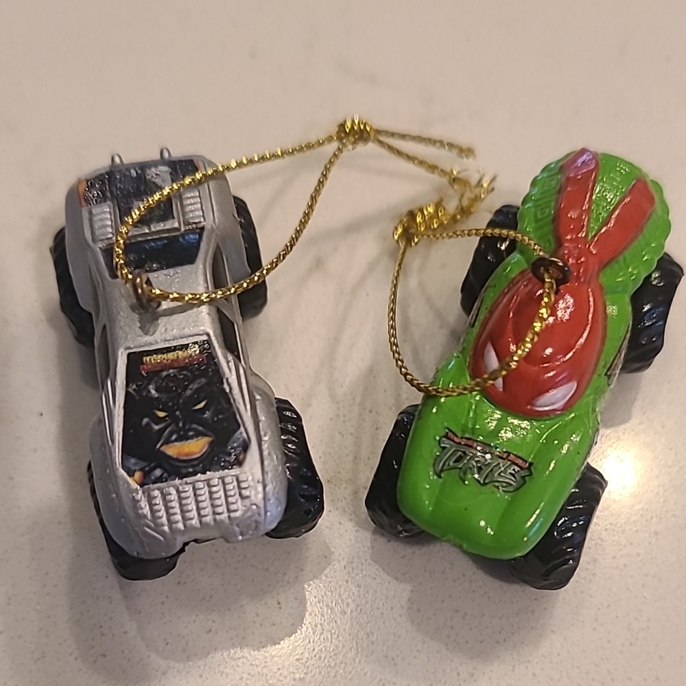Vintage Ninja Turtle Monster Jam Truck Bundle